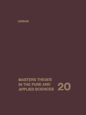 cover image of Masters Theses in the Pure and Applied Sciences